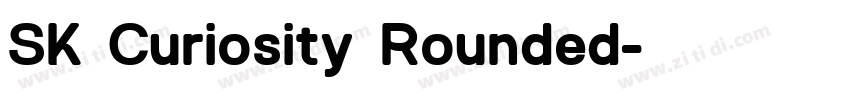 SK Curiosity Rounded字体转换